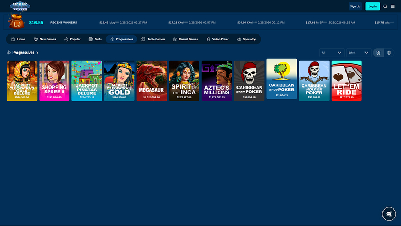Vegas Casino Online — Jackpot games