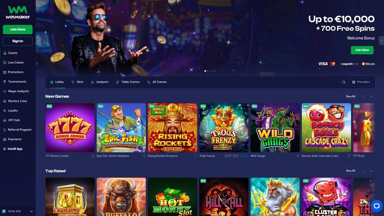Winmaker Casino — Homepage
