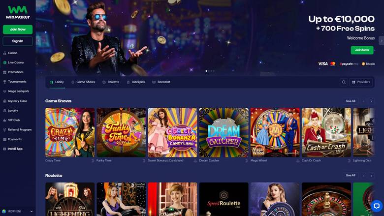 Winmaker Casino — Live