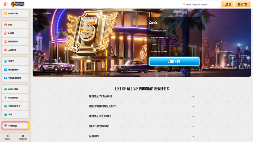 Wyns Casino — VIP section